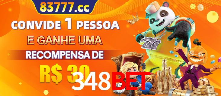Banner institucional da 348BET sobre parceria de marcas e criação de uma marca de excelência, apresentando os mascotes de jogos populares como o Fortune Tiger.